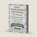 Bible Word Search Devotional for Women: Celebrate the Psalms: 100 Large Print Inspirational Puzzles, Guided Prompts, and Scripture Reflections by Healthy Life Path