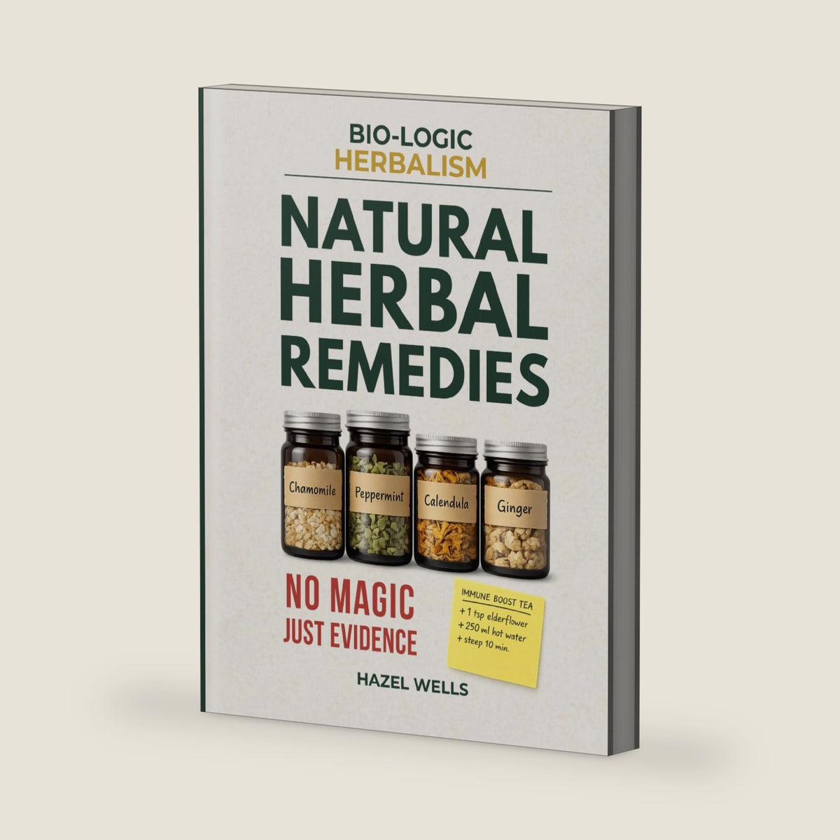 Bio-Logic Herbalism: Evidence-Based Natural Herbal Remedies & Home Apothecary Protocols for the Whole Family by Hazel Wells