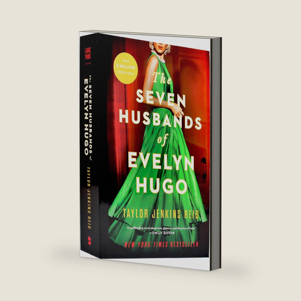 The Seven Husbands of Evelyn Hugo: A Novel (LARGE PRINT Hardcover) by Taylor Jenkins Reid