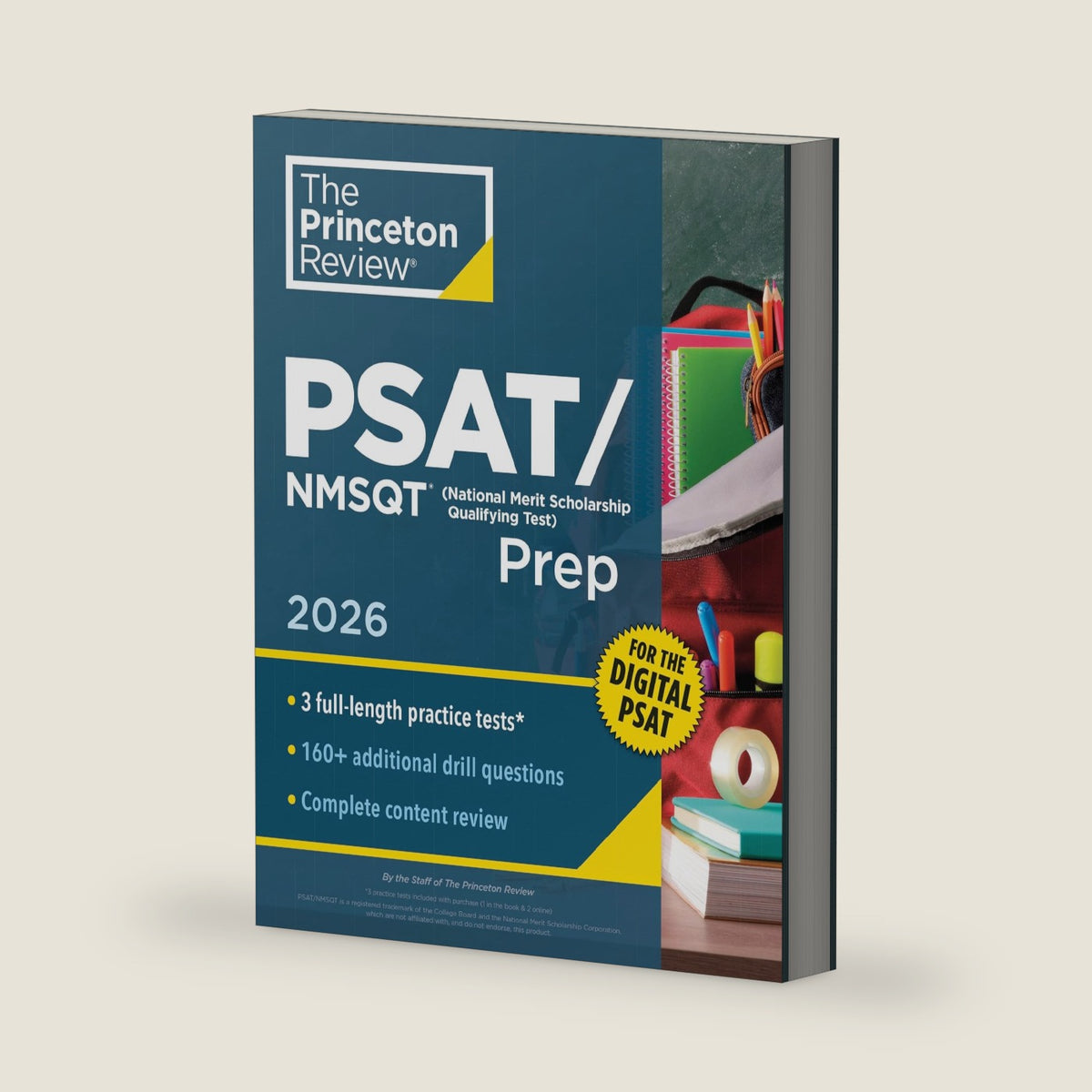 Princeton Review PSAT/NMSQT Prep, 2026: 3 Practice Tests + Review + Online Tools for the Digital PSAT (2026) (College Test Preparation) by The Princeton Review
