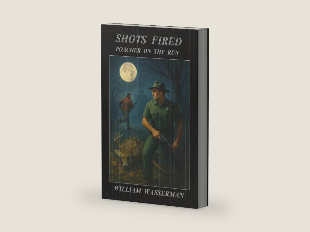 Shots Fired: Poacher on the Run (Penn's Woods Stories) by William Wasserman | barcode:9798234057969 | source:9798234057969-right-three-quarter.jpg