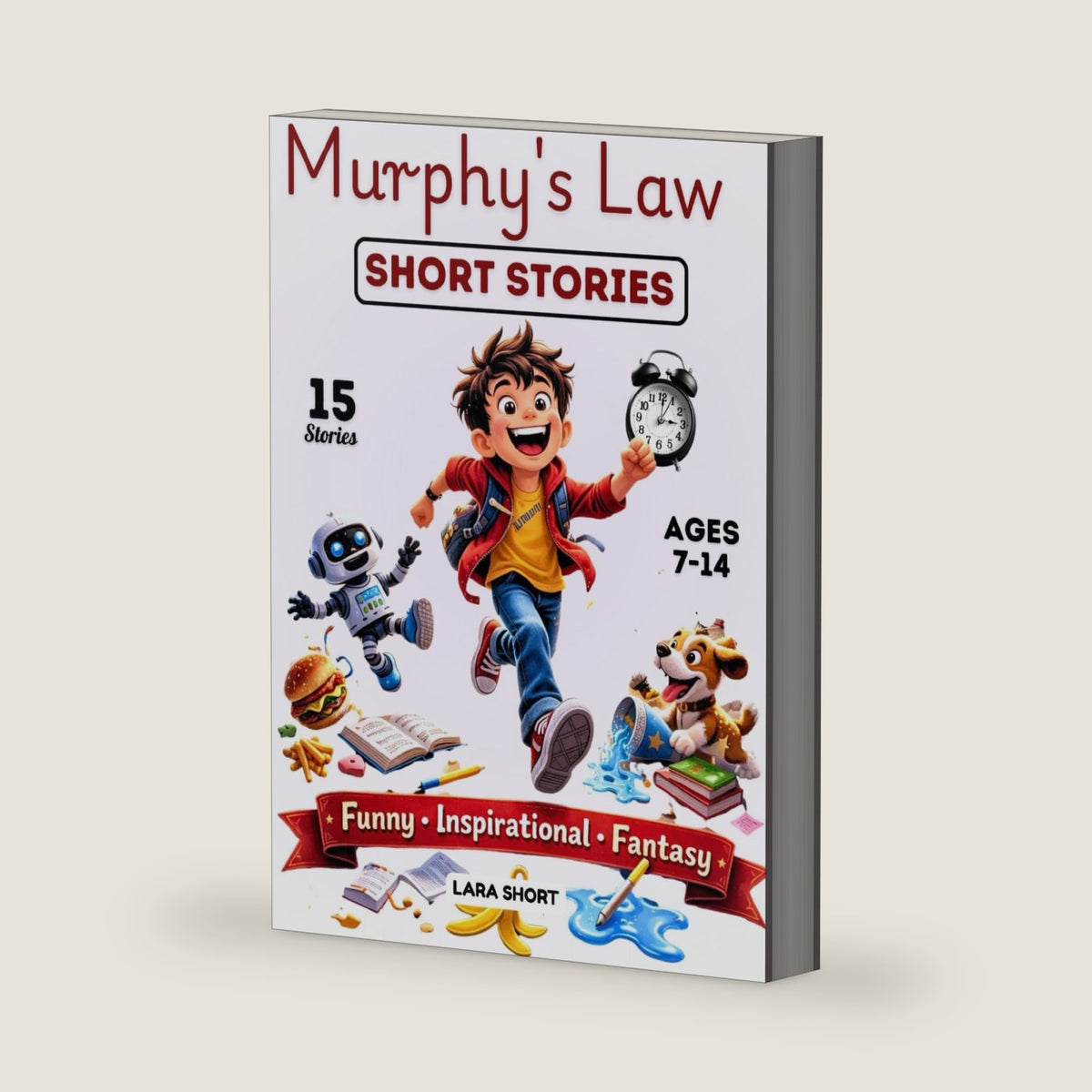 Murphy's Law Short Stories: A Funny Inspirational Fantasy of Friendship, Mistakes and Courage to Handle Everything When it Goes Wrong (The Murphys law book for kids) by Lara Short
