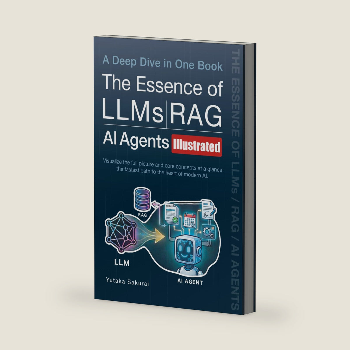 The Essence of LLMs / RAG / AI Agents [Illustrated] – A Deep Dive in One Book: Visualize the full picture and core concepts at a glance – the fastest path to the heart of modern AI. by Yutaka Sakurai