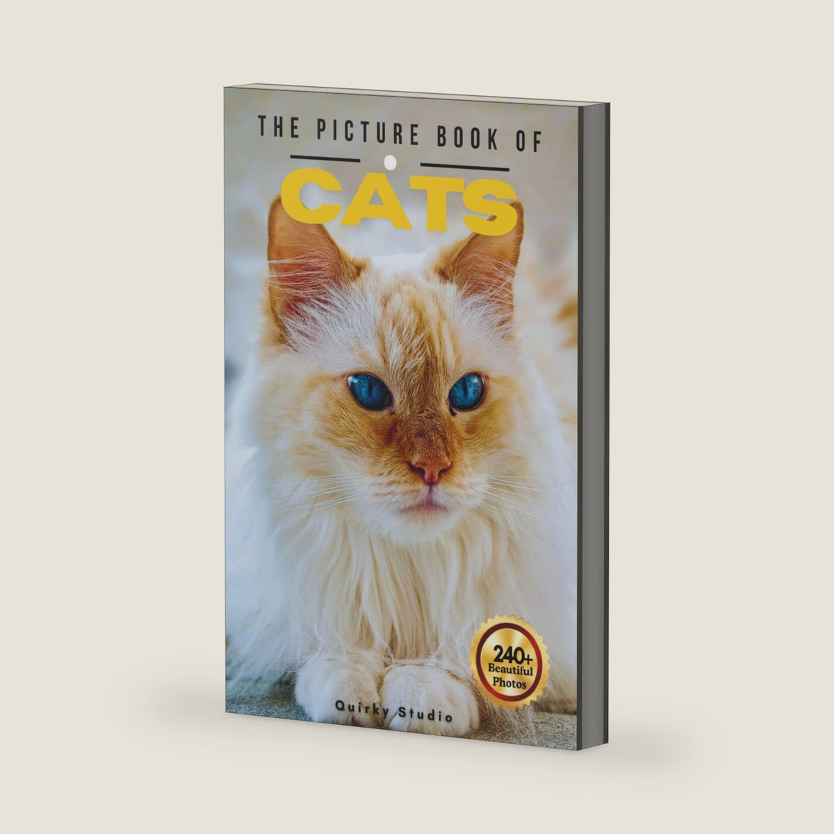 The Picture Book of Cats: A Beautiful Collection of Lovely Cats in Photos for Seniors with Dementia, Alzheimer’s, and Cat Lovers (Full Color) by Quirky Studio