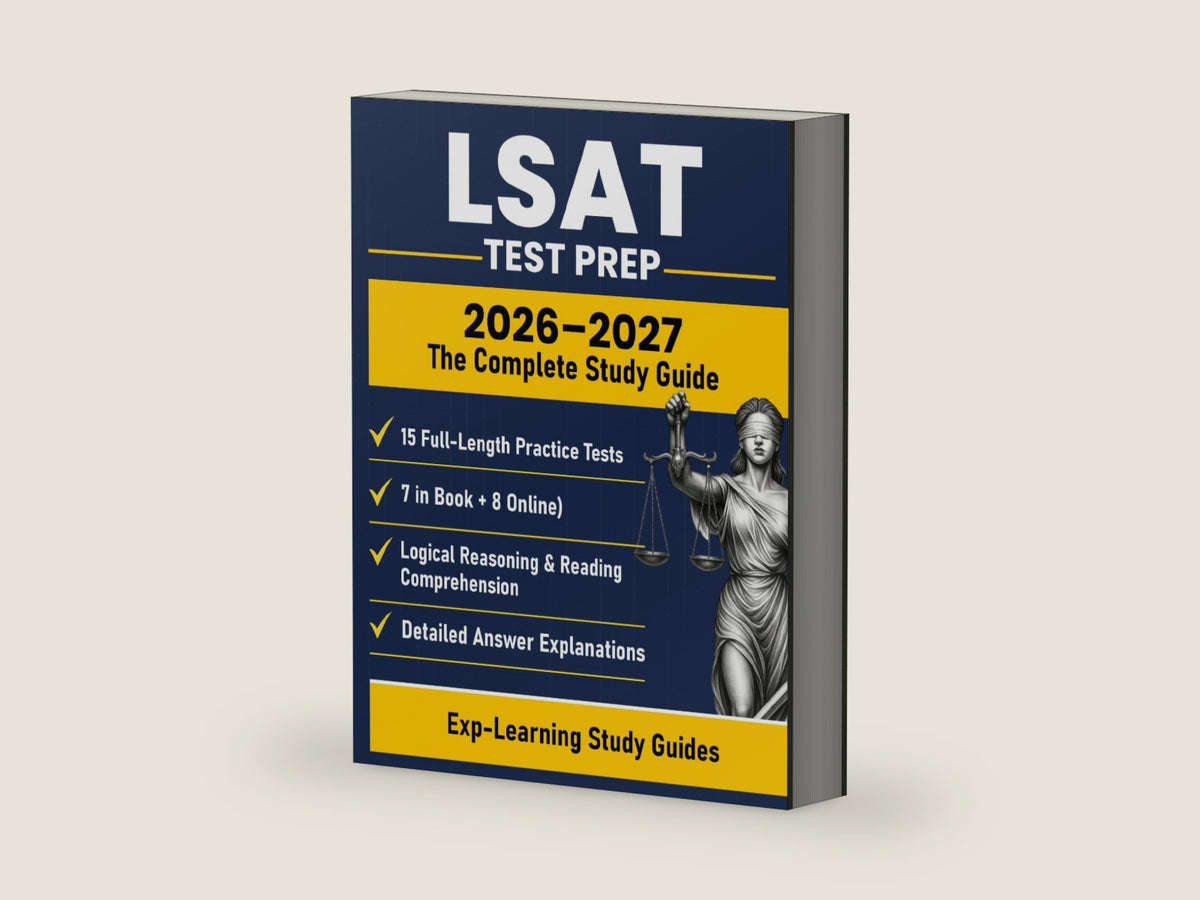 LSAT Total Study Guide: 15 Full-Length Practice Tests for 2026-2027 by Exp-Learning Study Guides