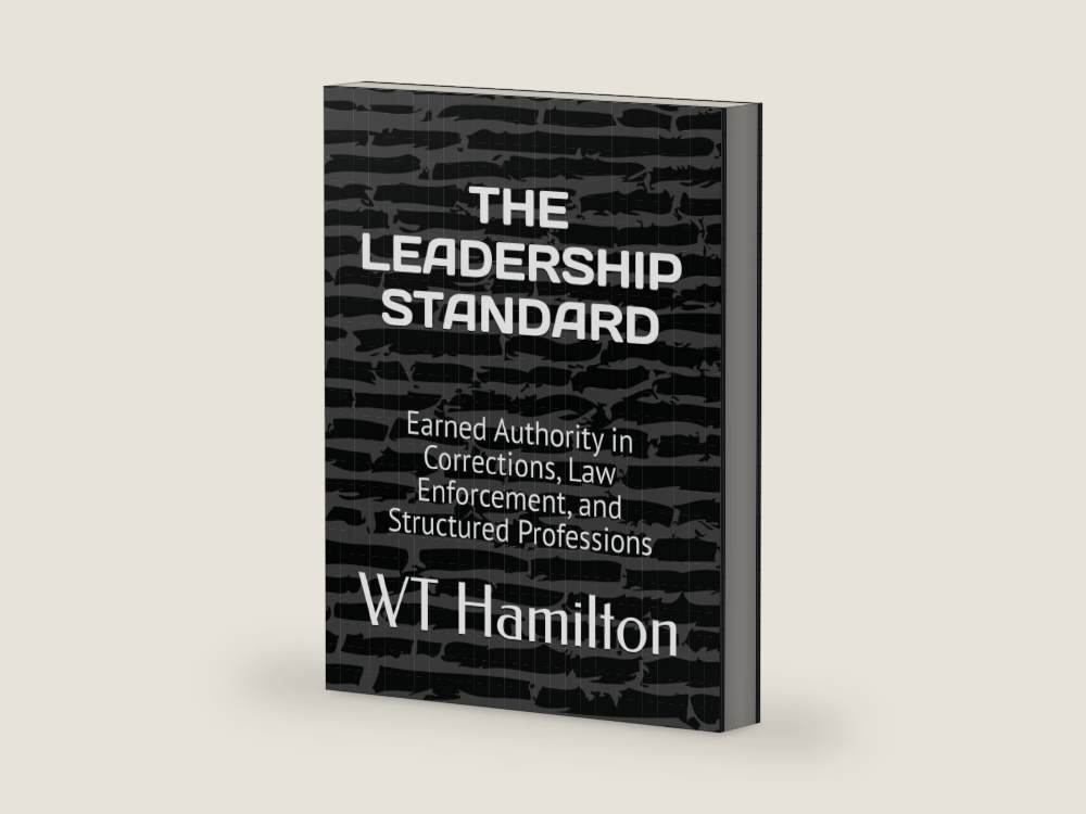 THE LEADERSHIP STANDARD: Earned Authority in Corrections, Law Enforcement, and Structured Professions by WT Hamilton | barcode:9798255162260 | source:9798255162260-right-three-quarter.jpg