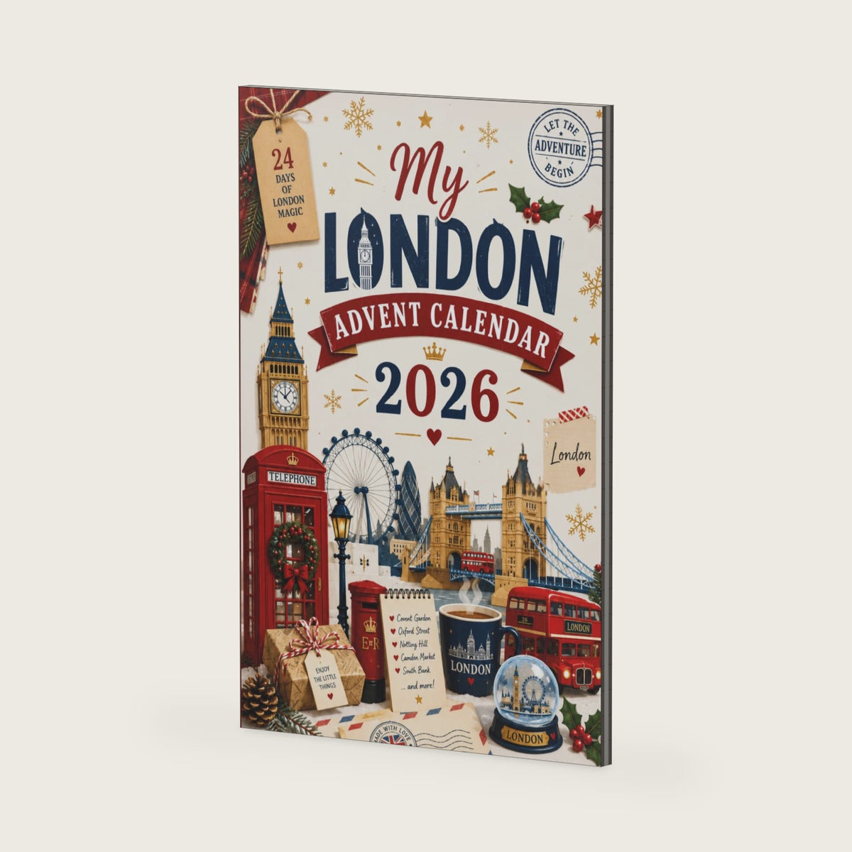 My London Advent Calendar 2026: A Special Gift for London Lovers — 24 Days of Puzzles, Fun Facts, and Fascinating Insights into the World of London by Maya Holmes
