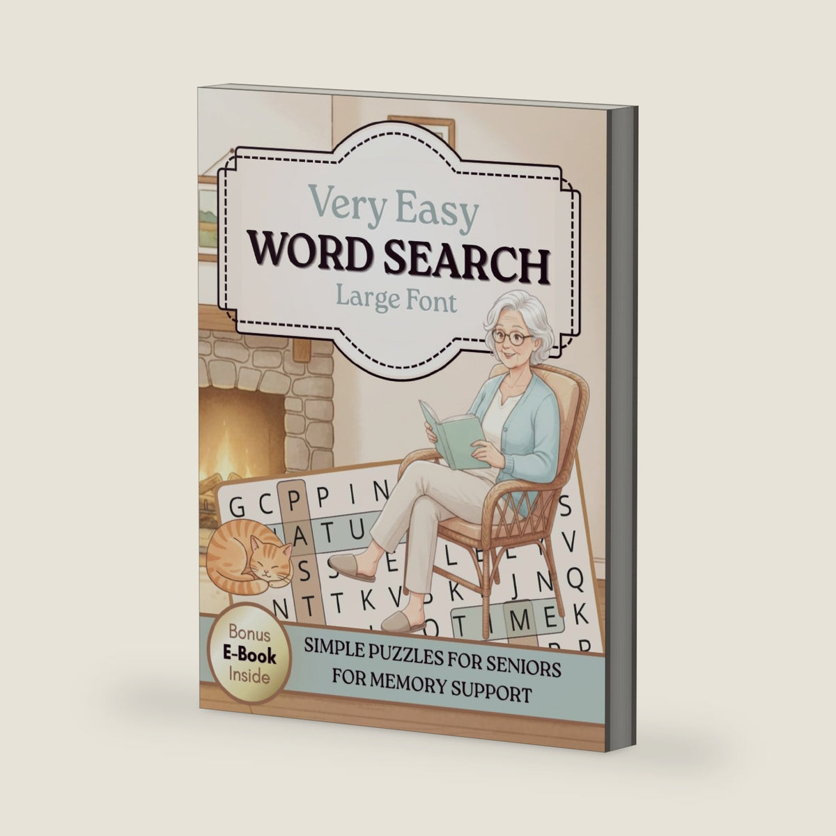 Word Search For Seniors With Dementia: 200 Nostalgic and Everyday Themed Big Print Easy Word Search Puzzles For Seniors with Dementia, Alzheimer's and ... Moments: Brain Activities for Dementia) by Mellow Memory Books