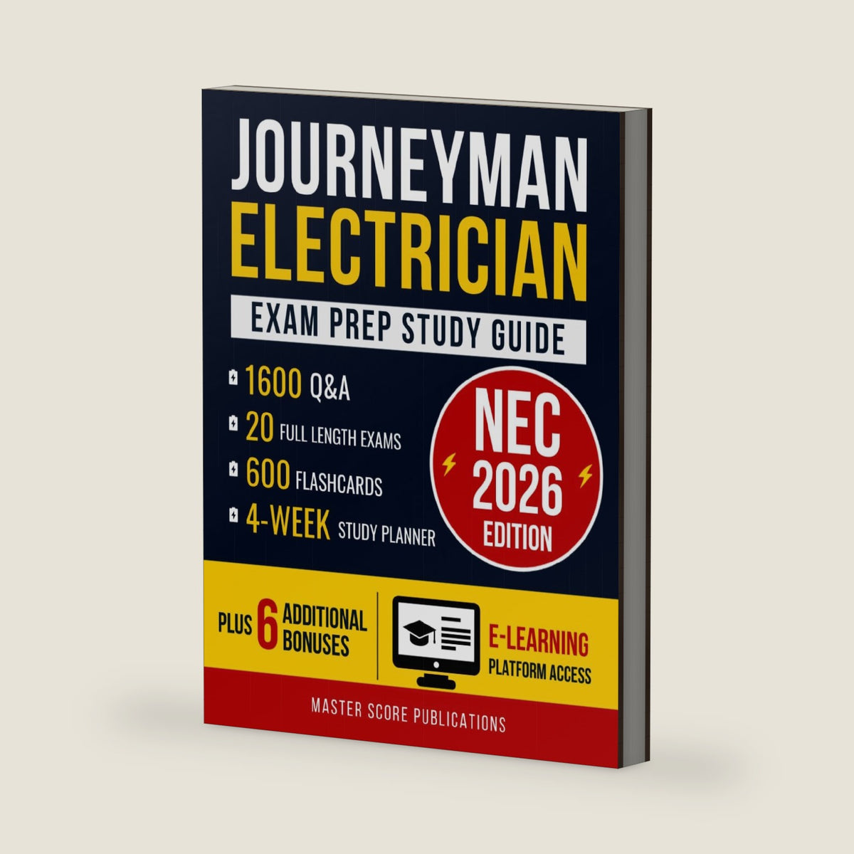 Journeyman Electrician Exam Prep Study Guide: All-in-one Handbook to Pass the Test with Confidence by MS Publications