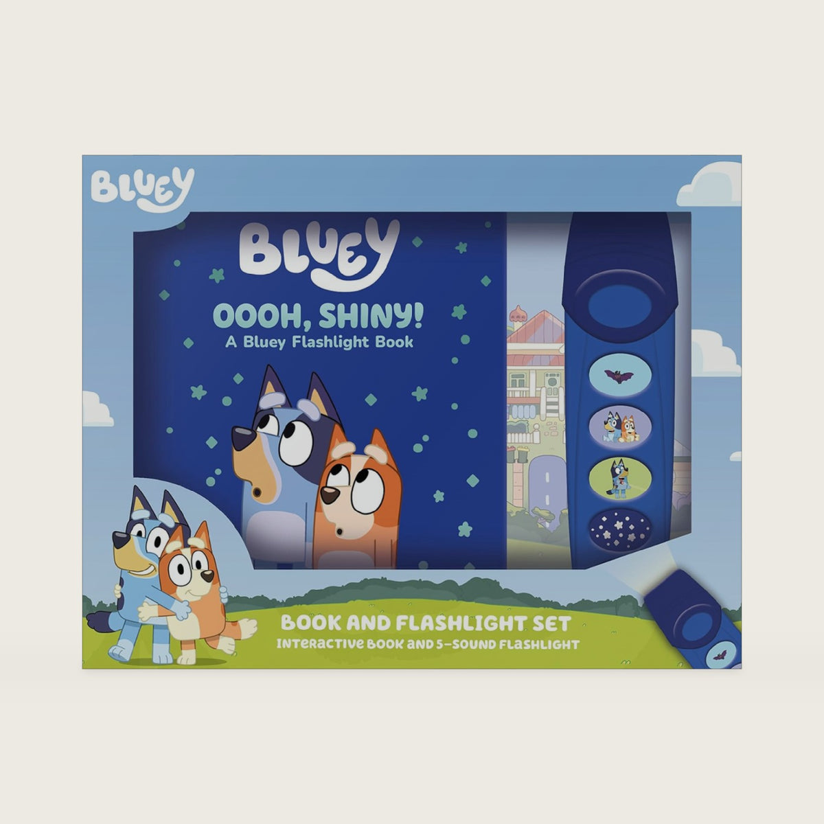 Bluey - Oooh, Shiny! A Bluey Flashlight Toy Adventure Sound Book - PI Kids by PI Kids