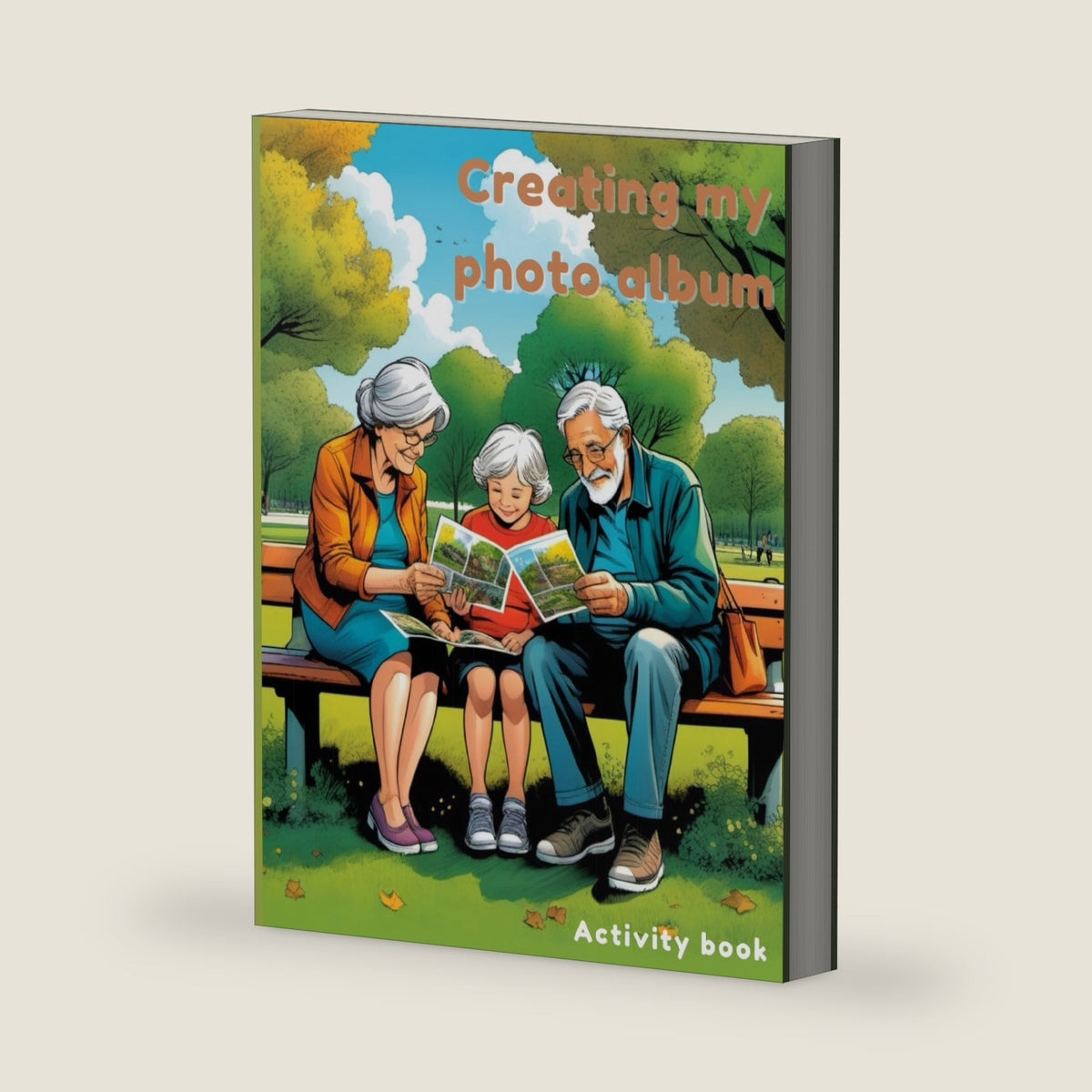 Creating my Photo Album: Activity book for Seniors with Alzheimer’s & Dementia Patient to help them to Stimulate the Memories by LULY Editions