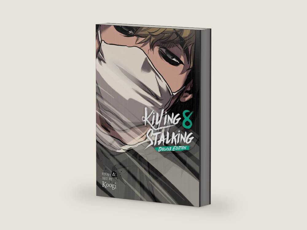 Killing Stalking: Deluxe Edition Vol. 8 by Koogi | barcode:9798888434734 | source:9798888434734-right-three-quarter.jpg