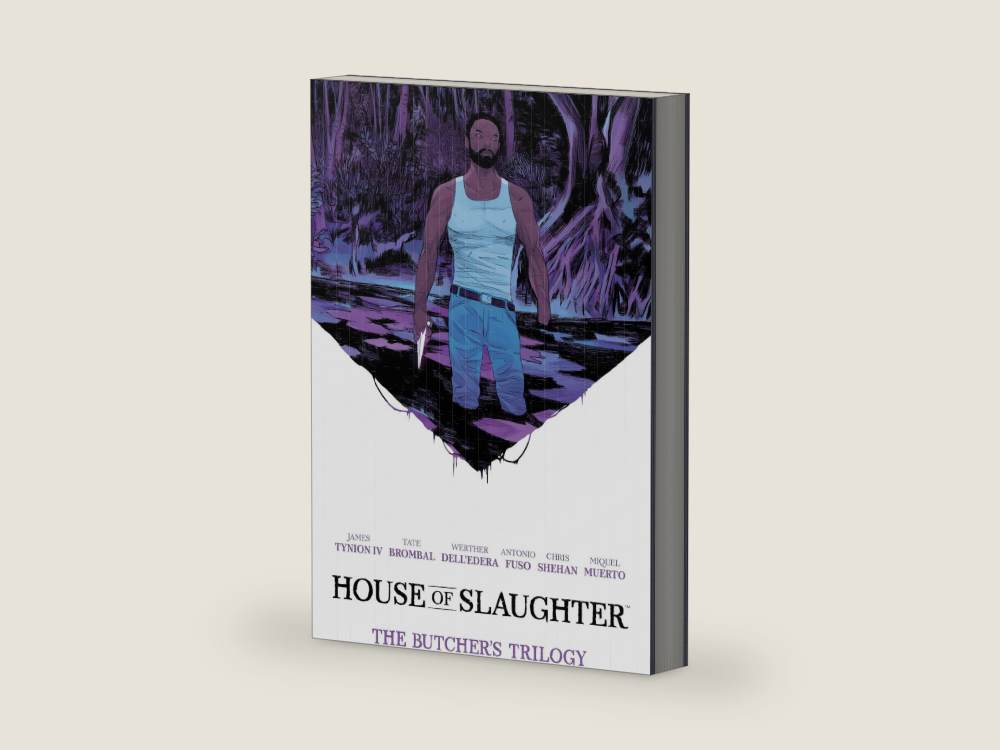 House of Slaughter Book One Deluxe Edition by Tate Brombal | barcode:9798892153706 | source:9798892153706-right-three-quarter.jpg