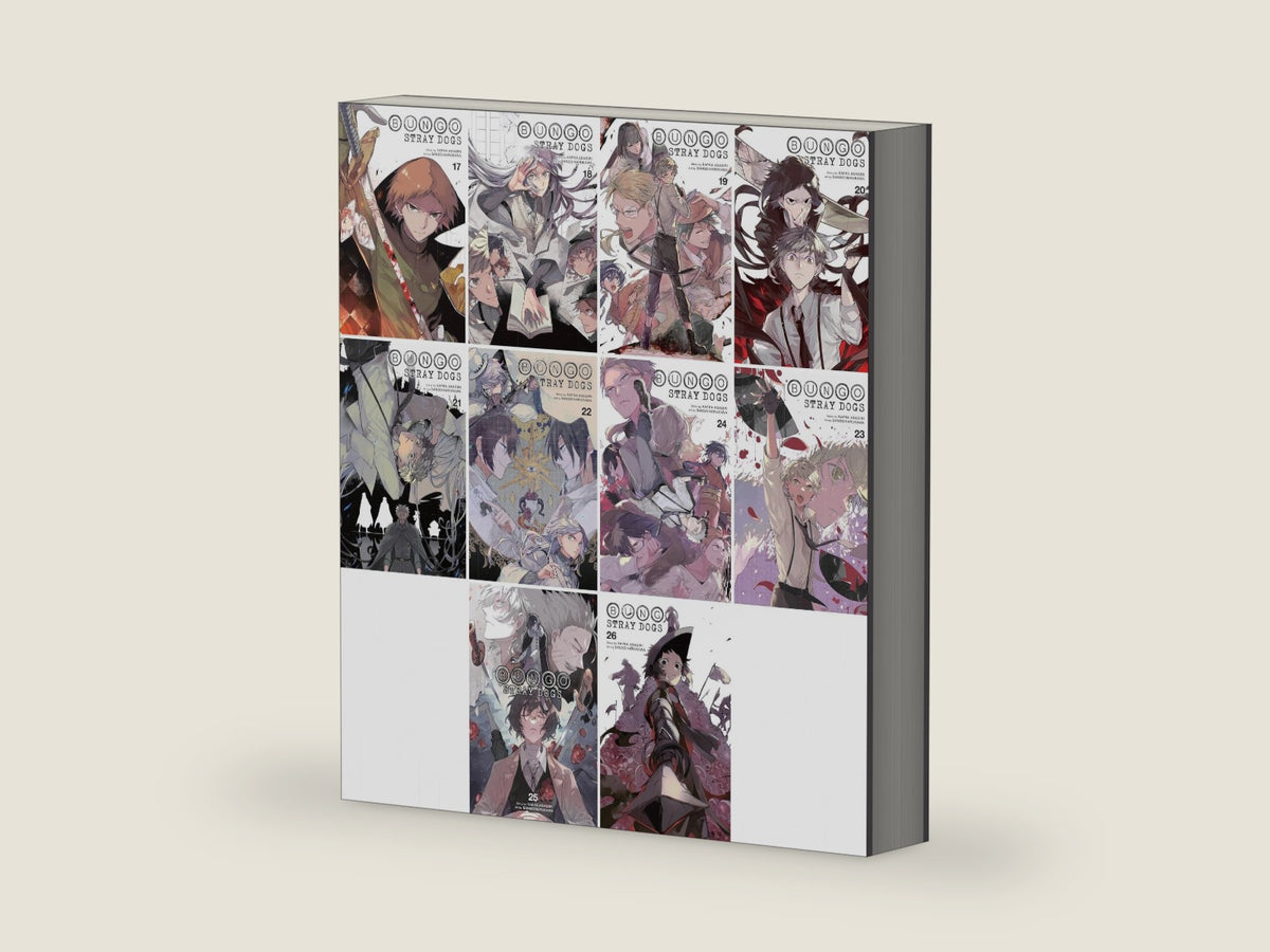 Bungo Stray Dogs Vol. 17–26, 10-Book Collection Set by Kafka Asagiri by Kafka Asagiri