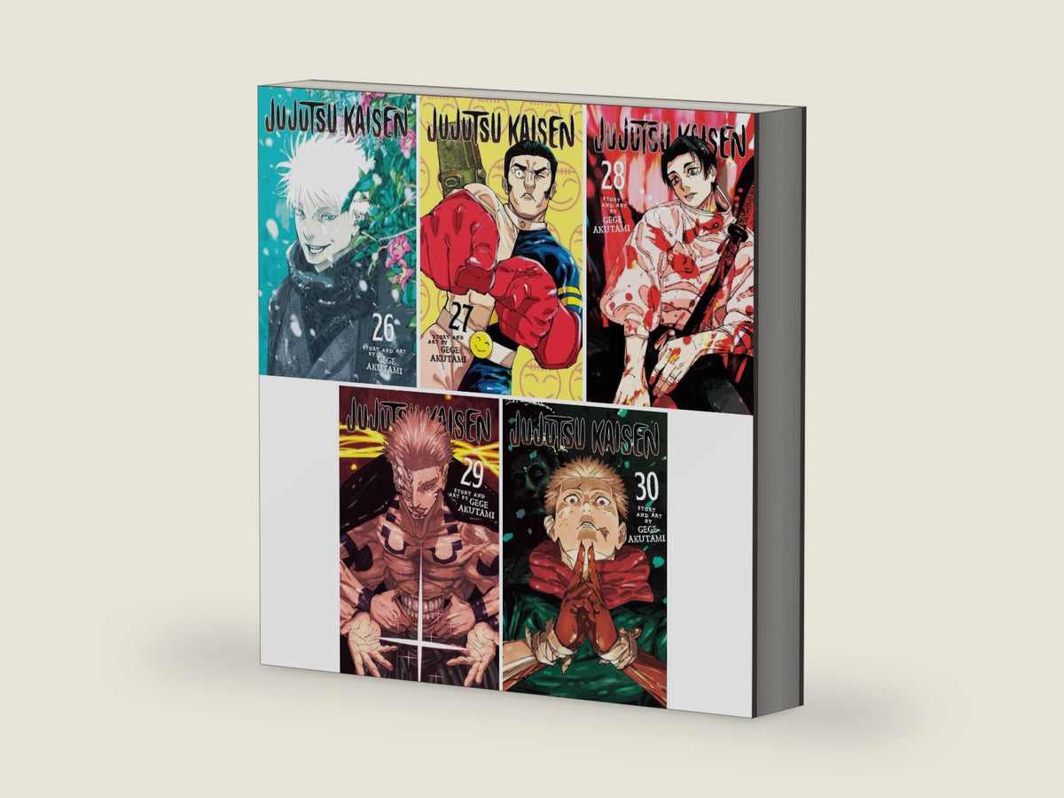 Jujutsu Kaisen Manga Series Vol. 26-30, 5 Books Collection Set by Gege Akutami by Gege Akutami