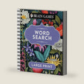 Brain Games - Large Print Word Search (Dark Floral Design) by Publications International Ltd.