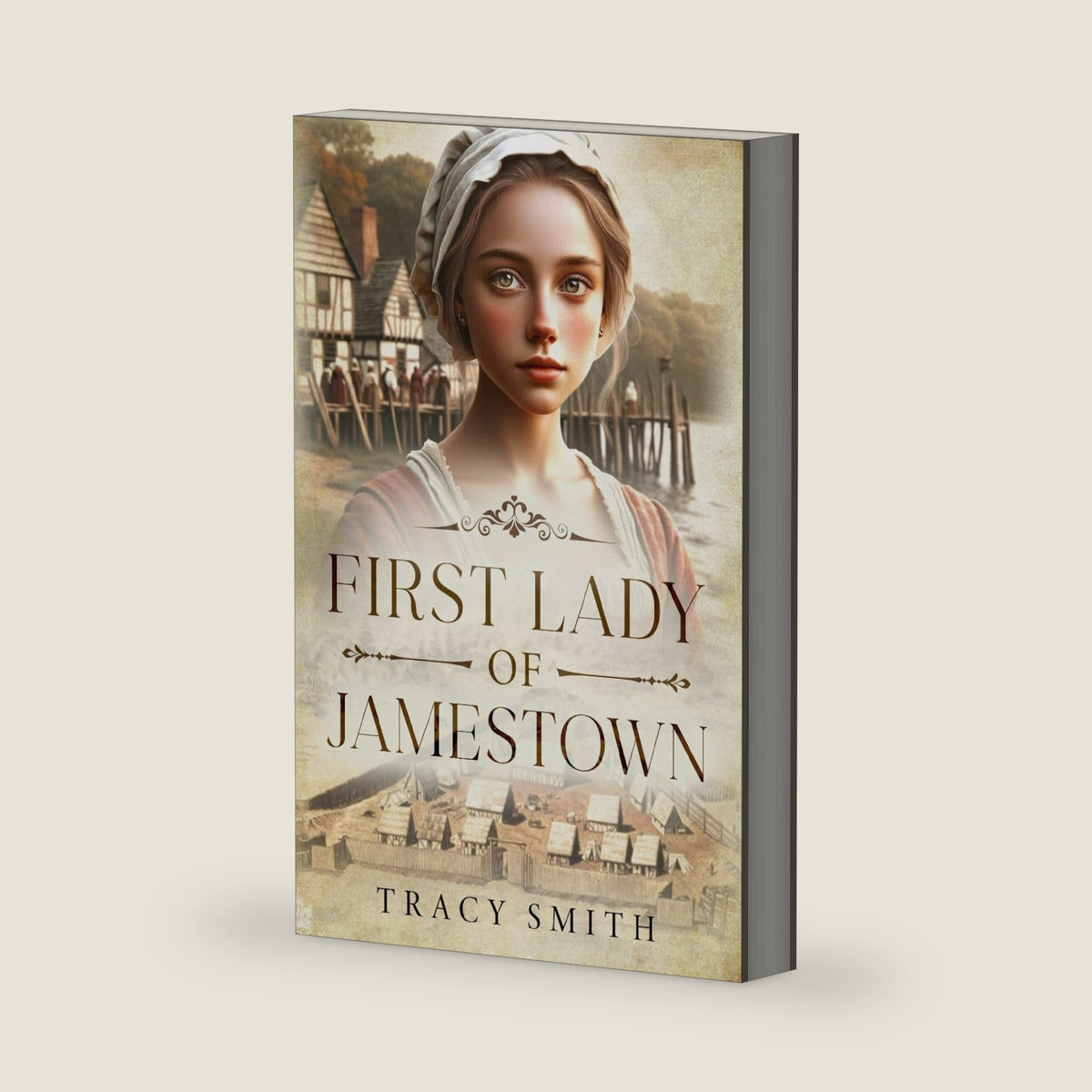 First Lady of Jamestown: A YA Historical Fiction Novel Based on the Life and Adventures of Anne Burras, the First Englishwoman to Survive the New World by Tracy Smith