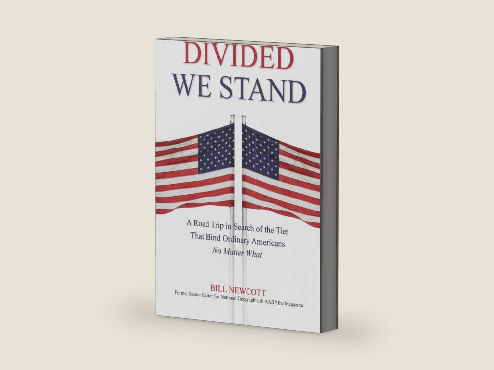 Divided We Stand by Bill Newcott | barcode:9798994195833 | source:9798994195833-right-three-quarter.jpg