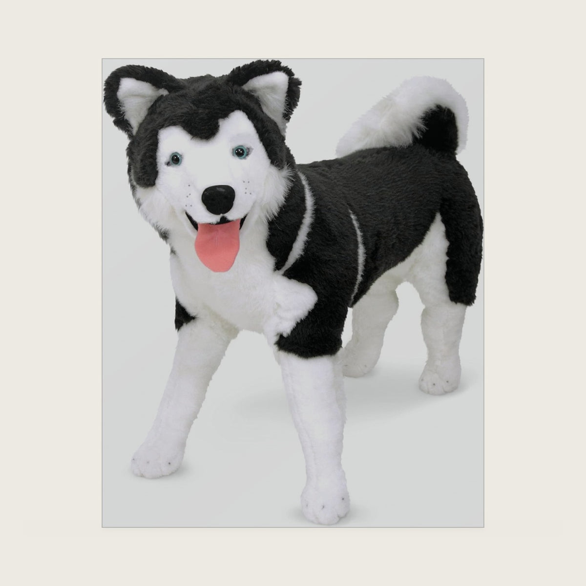 Giant Siberian Husky - Lifelike Stuffed Animal Dog (Over 2 feet Tall)
