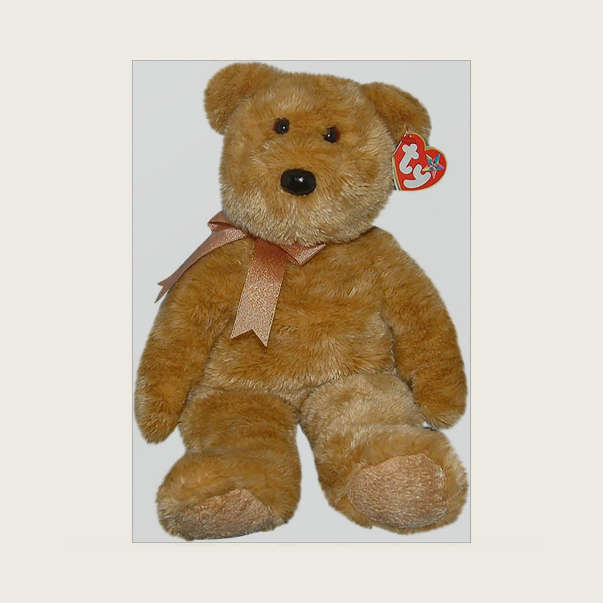 1 X Beanie Buddy - Cashew The Bear