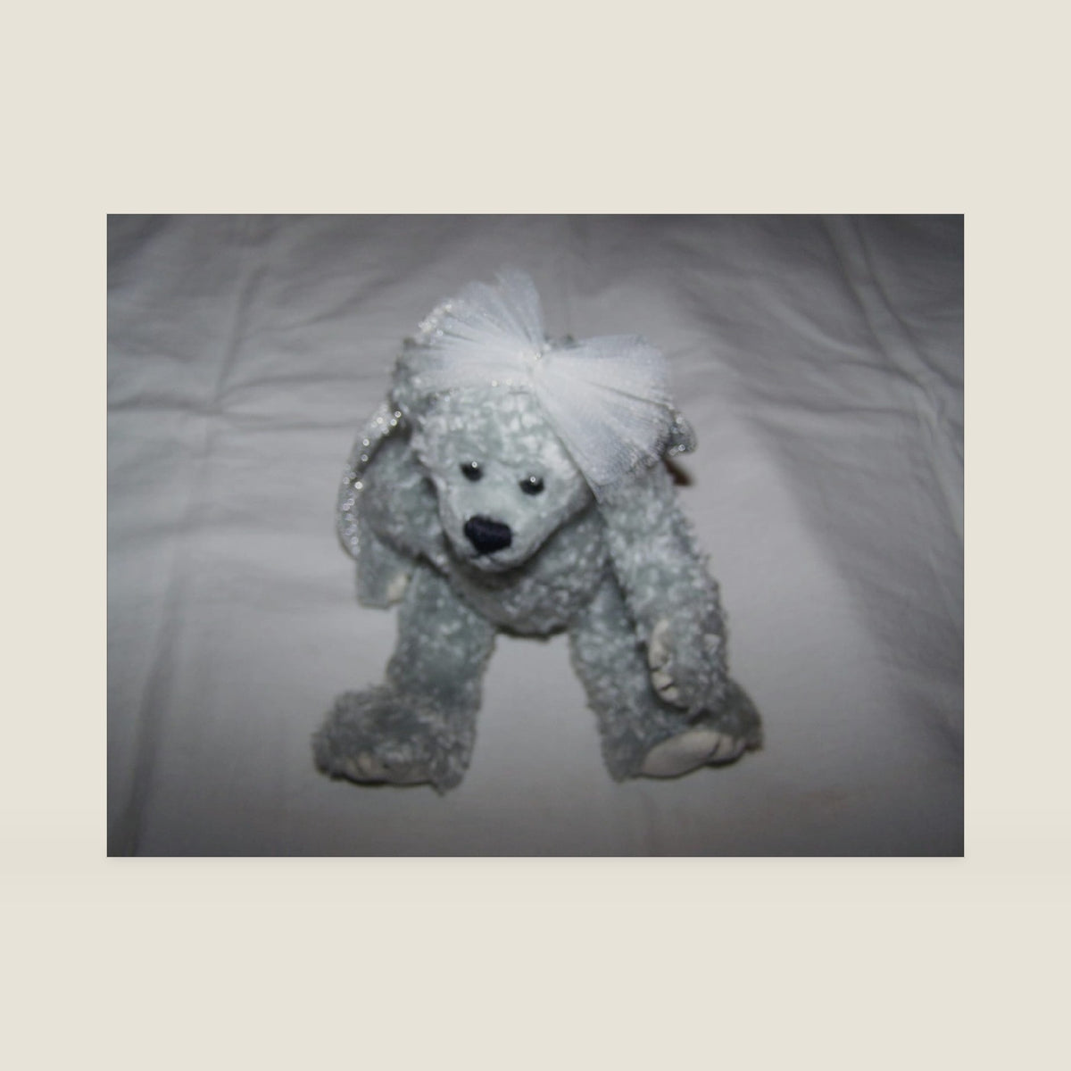 Ty Attic Treasures - Sterling the Silver Angel Bear