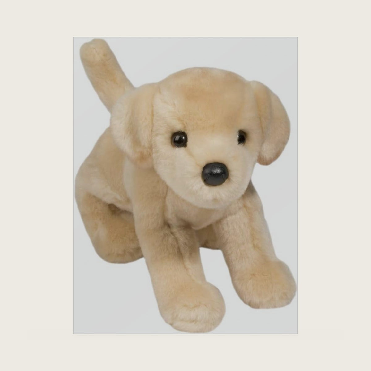 Spankie Yellow Lab Plush Stuffed Animal, 12 Inch Soft Realistic Puppy Dog
