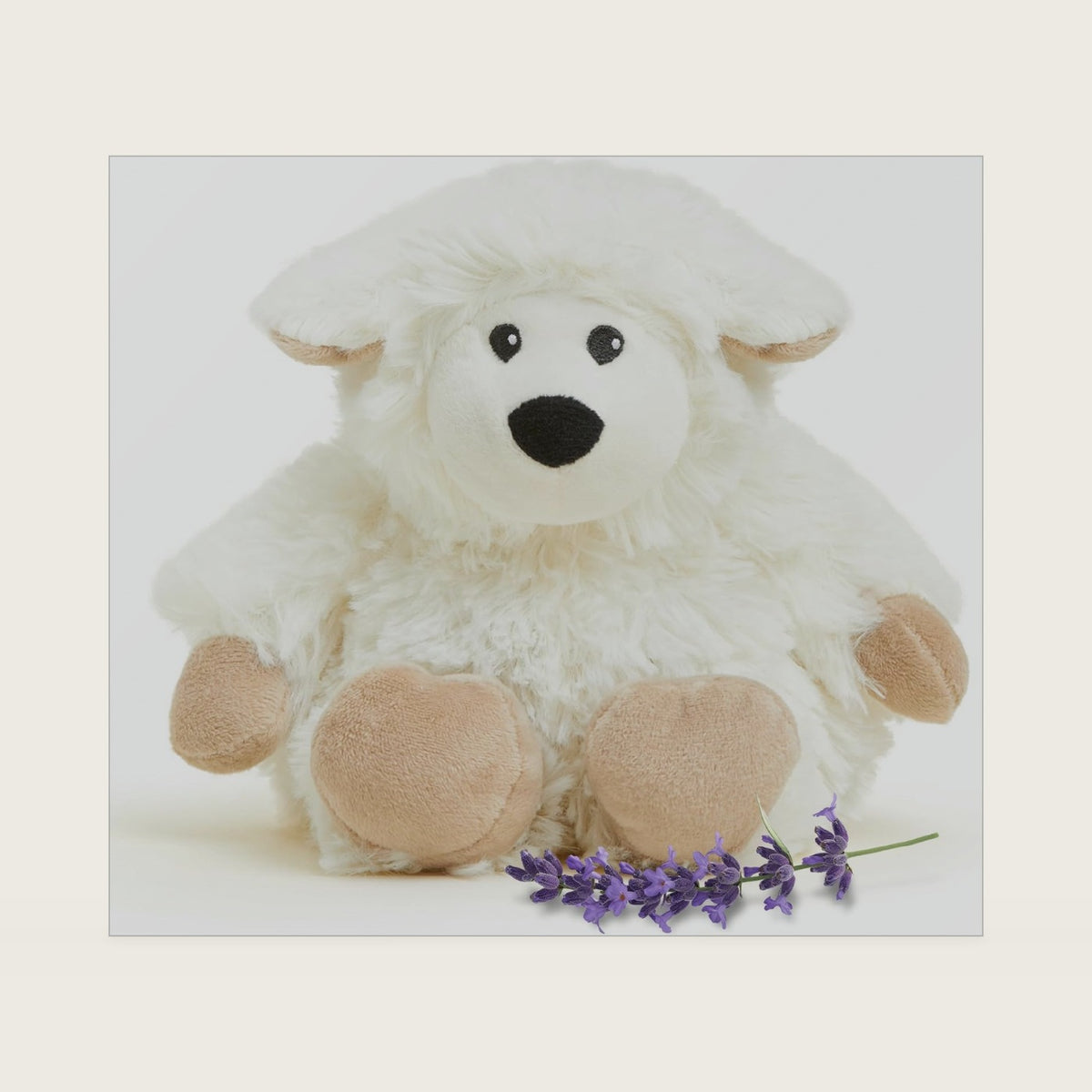 warmies Junior Weighted Stuffed Animal, Heated Stuffed Animal, Sheep