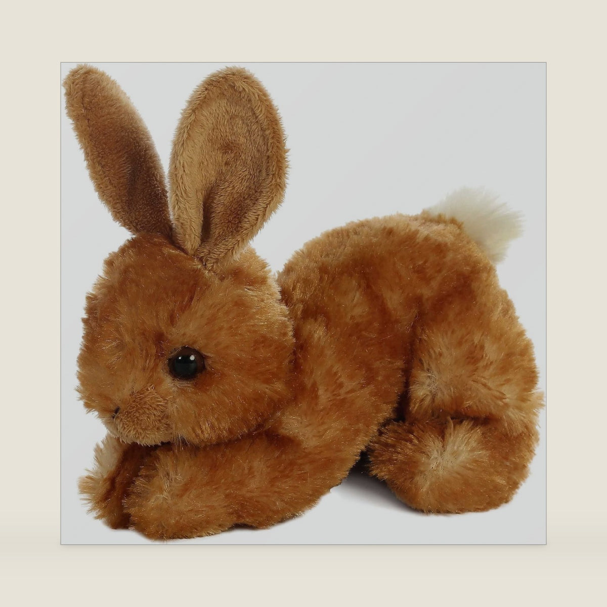 Aurora® Adorable Mini Flopsie™ Bitty Bunny™ Stuffed Animal - Playful Ease - Timeless Companions - Brown 8 Inches