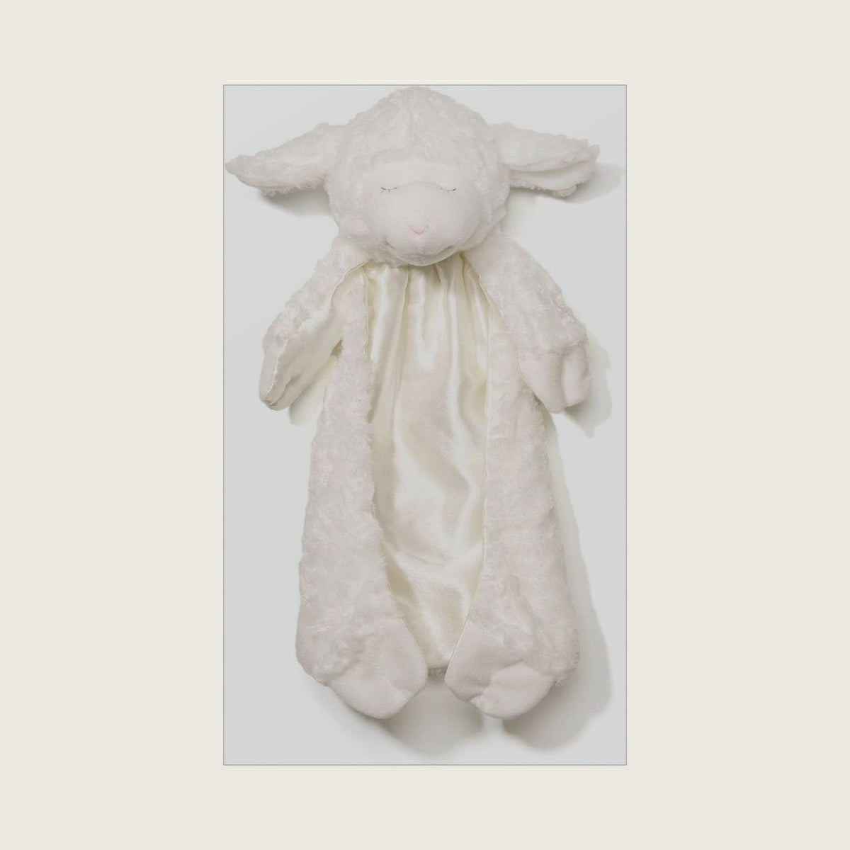 Baby Winky Lamb 15-Inch Lovey Stuffed Animal Toy with Blanket