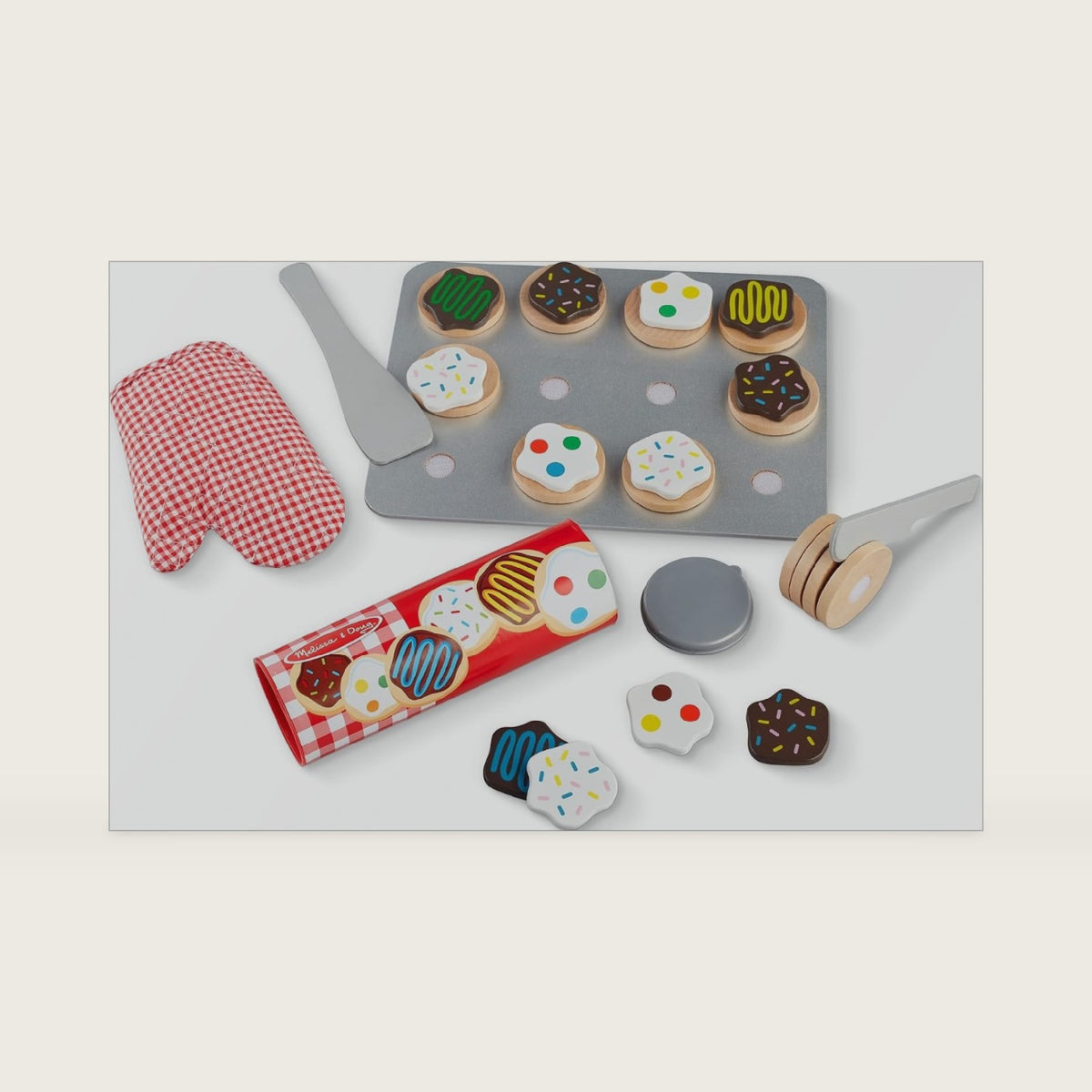 Melissa & Doug Slice & Bake Cookie Set Wooden Pretend Play Food Toys