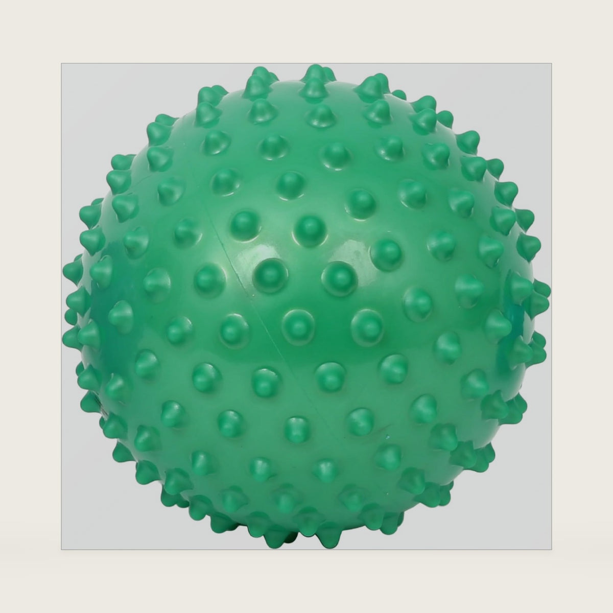 Fun and Function – Spiky Tactile Balls – Bumpy, Textured, Tactile Sensory Balls for Kids Ages 3+ – 9 Inch – Green