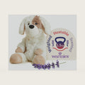 warmies Microwavable & Weighted Stuffed Animals, Puppy - Heated Stuffed Animal Plushie for Warmth & Comfort - Cute Soft Plush Toys for Adults & Children (Boys, Girls, Babies & Toddlers)