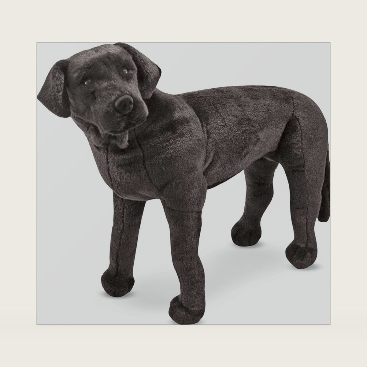 Giant Black Lab - Lifelike Stuffed Animal Dog (over 2 feet tall)