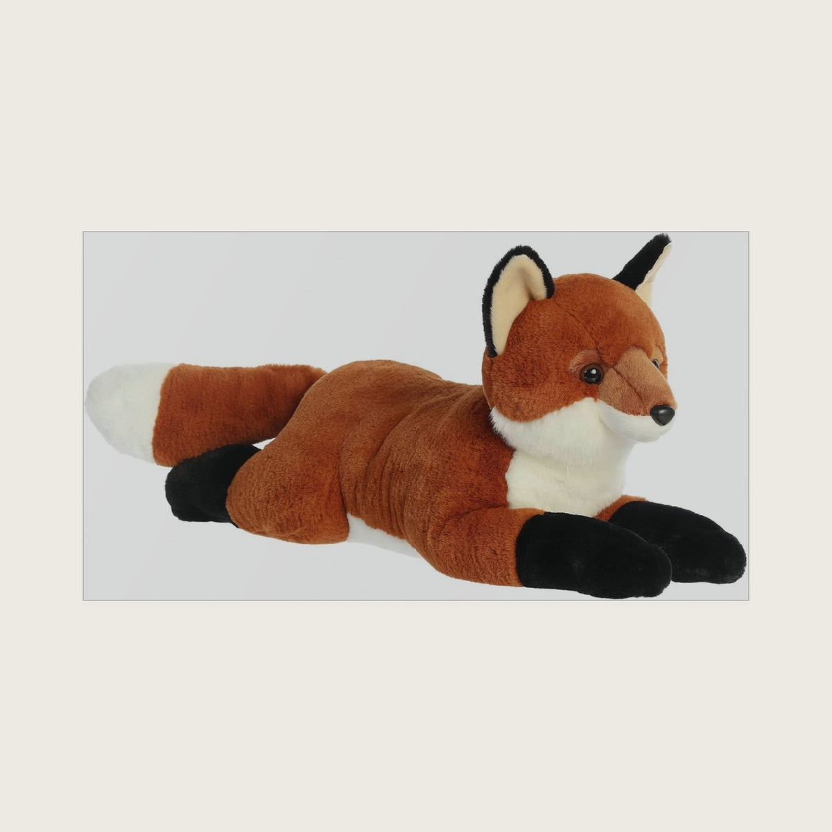 Adorable Super Flopsie Fox Stuffed Animal - Playful Ease - Timeless Companions - Brown 28 Inches