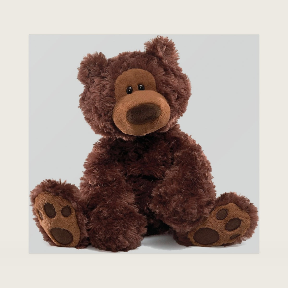 Philbin 12-Inch Classic Brown Teddy Bear Plush Toy for Ages 0+