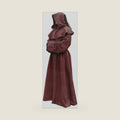 Museum Replicas Limited Heavy Cotton Monk's Robe Hood with Tail Hood Waist Cord Modest Garment Costume Cosplay Larp