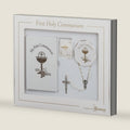 Roman 5-Piece My First Communion Gift Set for Girls – White & Gold Book and Accessory Bundle, Religious Keepsake