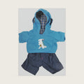 Dinosaur Hoodie w/Jeans Teddy Bear Clothes Outfit Fits Most 14" - 18" and Make Your Own Stuffed Animals