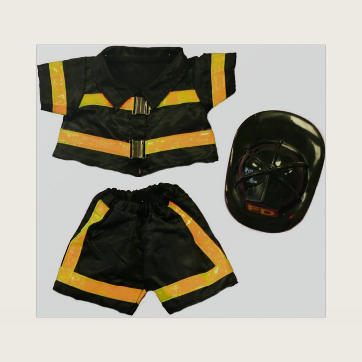 Fireman Outfit Teddy Bear Clothes Fits Most 14" - 18" and Make Your Own Stuffed Animals