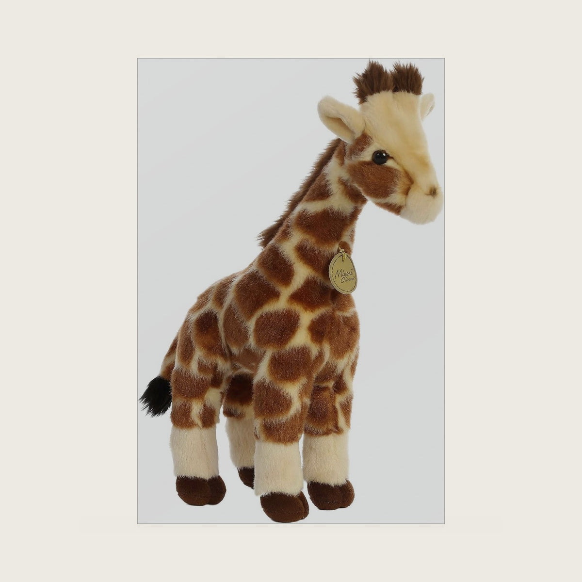 Miyoni 12" Giraffe Realistic Stuffed Animal