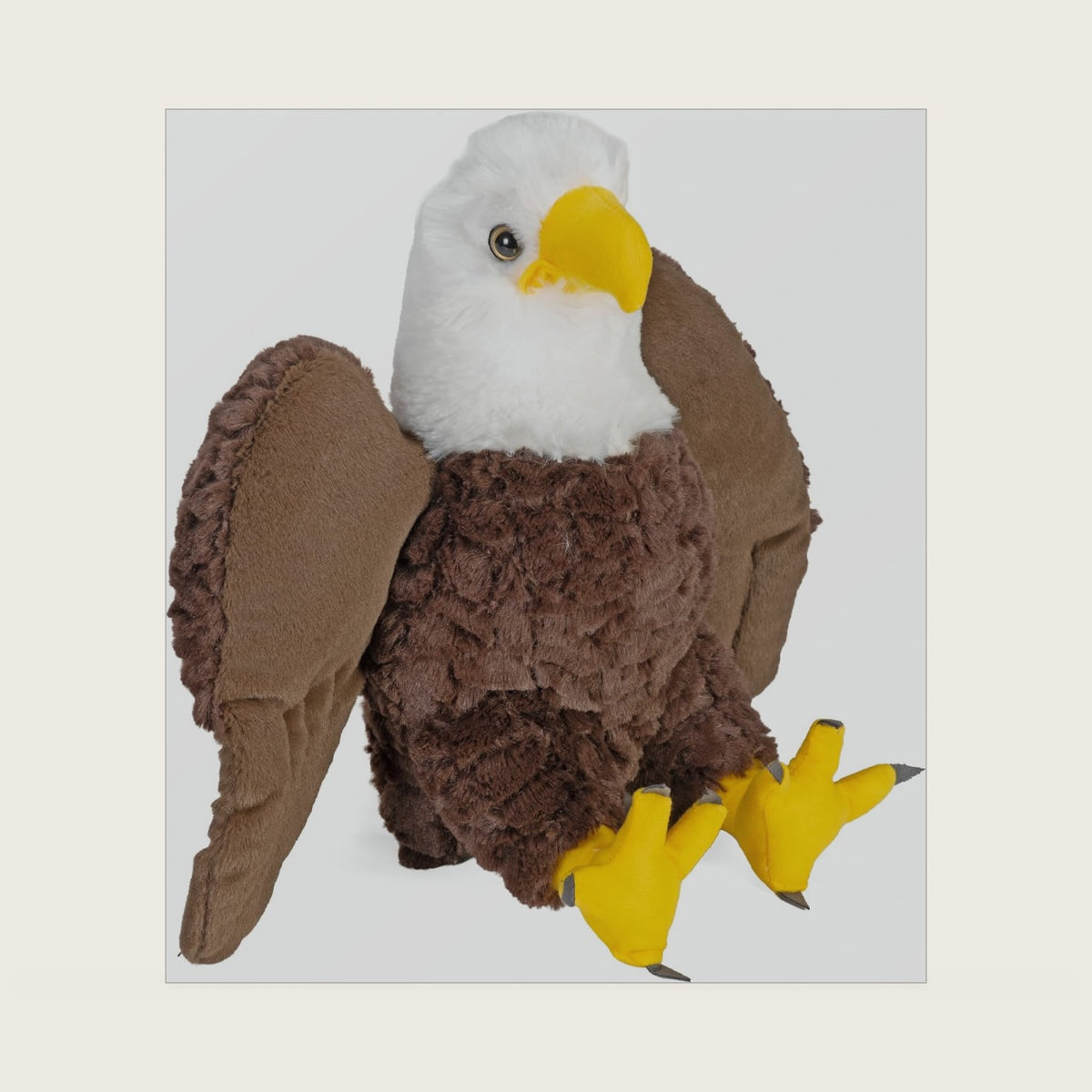 Wild Republic Bald Eagle Plush, Stuffed Animal, Plush Toy, Gifts for Kids, Cuddlekins 12 Inches
