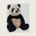 Zi-Bo 17-Inch Classic Panda Bear Plush Toy for Ages 0+