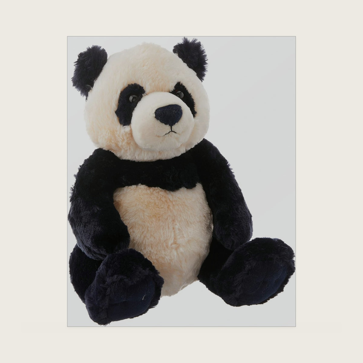Zi-Bo 17-Inch Classic Panda Bear Plush Toy for Ages 0+
