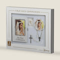 First Holy Communion Book, Lapel Pin, Rosary and Keepsake Box Set for a Girl In Christ