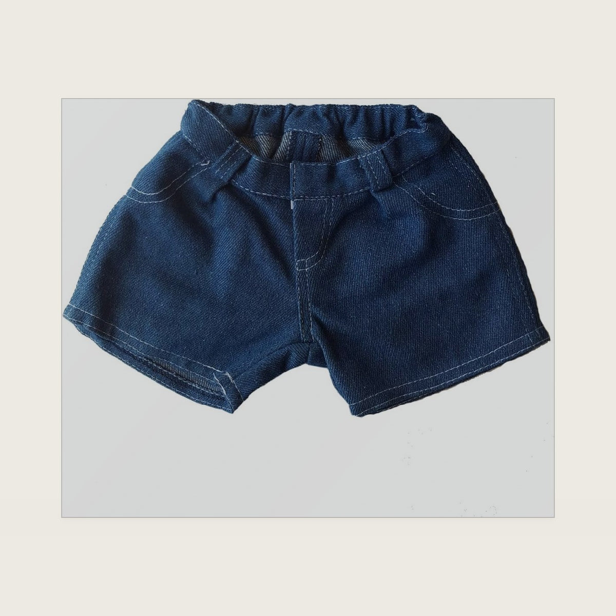 Blue Jean Shorts Teddy Bear Clothes Fit 14" - 18" and Make Your Own Stuffed Animals
