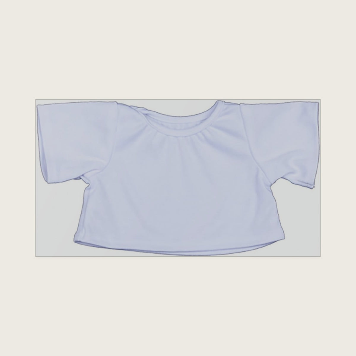 White Tshirt Fits Most 8"-10" Stuffed Animals