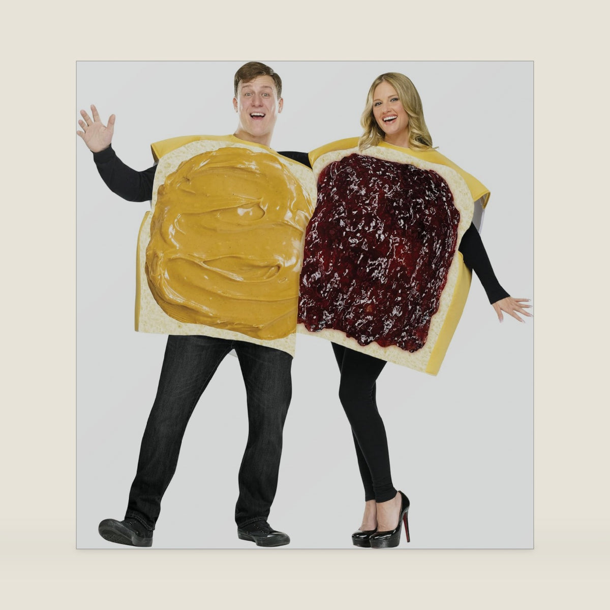 Fun World Peanut Butter and Jelly Couple Costume