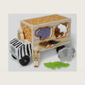 Animal Rescue Shape-Sorting Truck - Wooden Toy with 7 Animals and 2 Play Figures