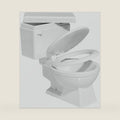 Toilet for Wrestling Action Figures