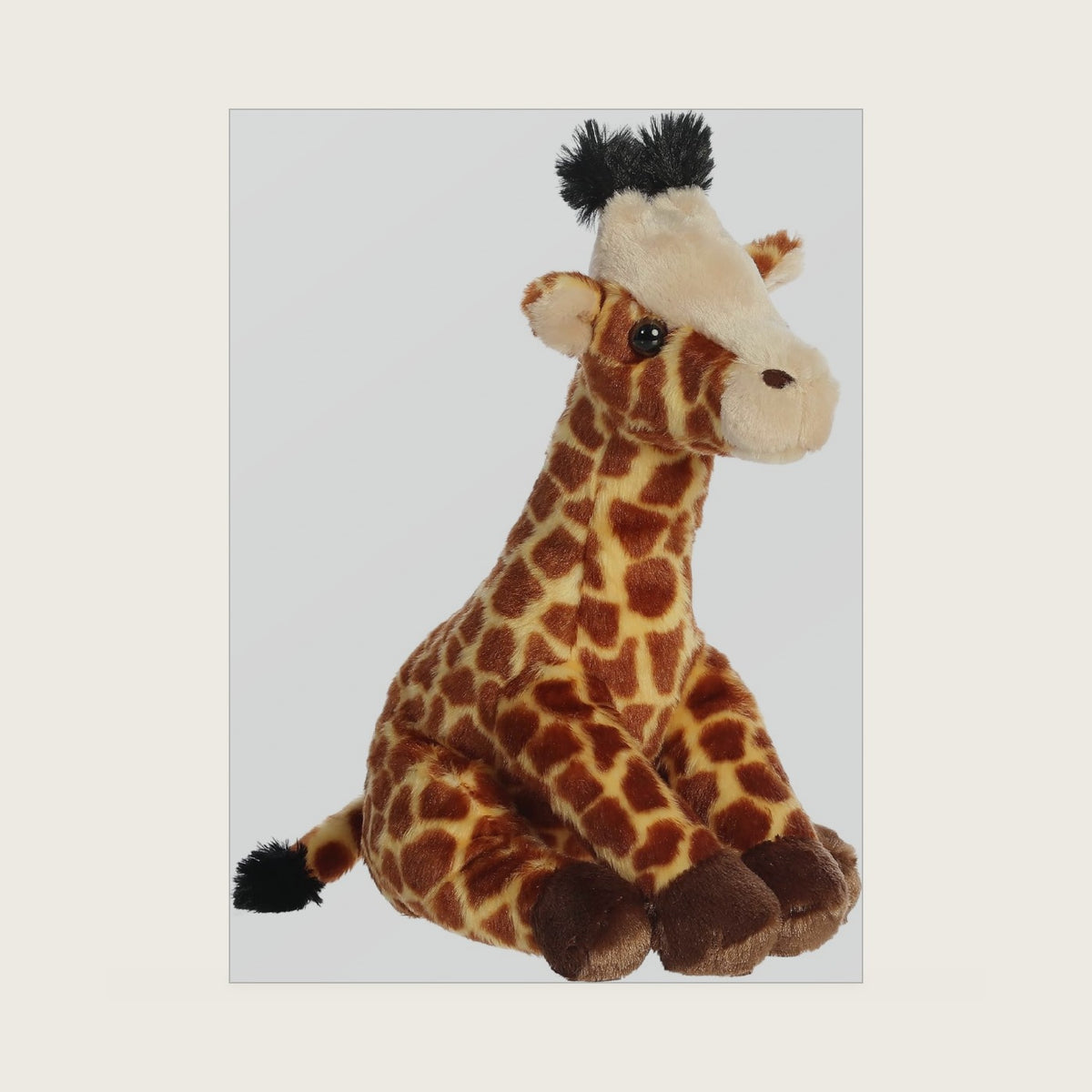® Adventurous Destination Nation™ Giraffe Stuffed Animal - Global Exploration - Learning Fun - Brown 11.5 Inches